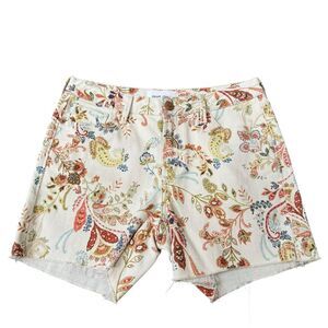 Dear John Julian Paisley cut off Jean shorts size 27